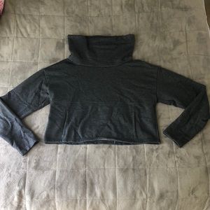 Grey Croptop with Pockets